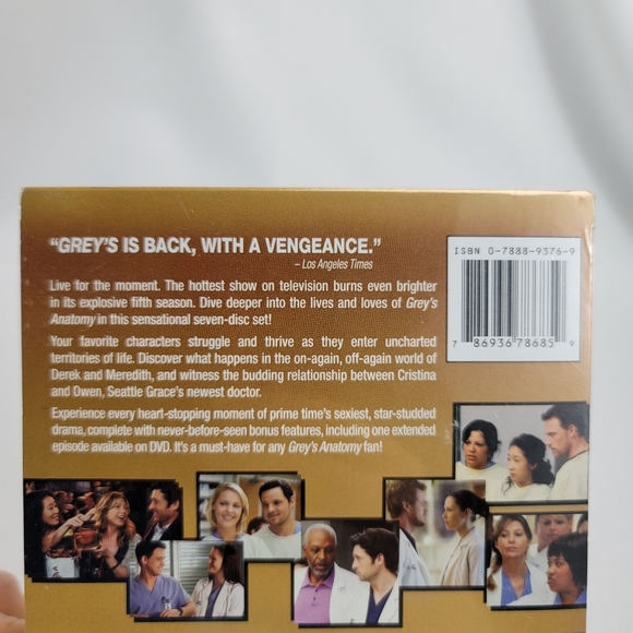 Grey's Anatomy Complete Fifth Season 7-Disc DVD Set - Picture 3 of 7